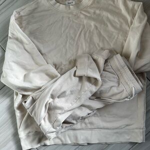 MATE the Label Cream Crewneck Sweatshirt